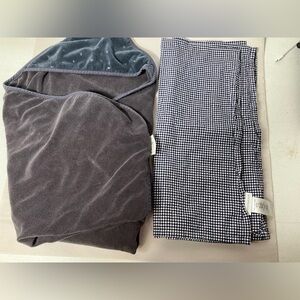 pottery barn Blanket And‎ Towel Gray Comfort